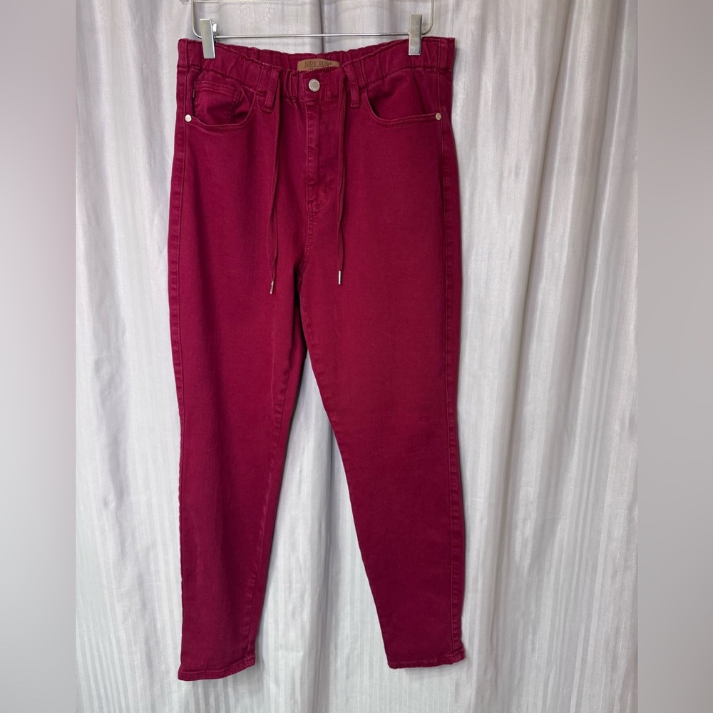 Judy Blue High Rise Red jogger Jeans size 11/30
